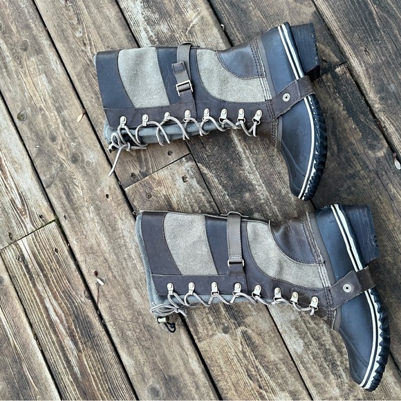 Sorel Conquest Carly Boots featured in The Hunter Games! Forest Green Size 8 - Picture 4 of 11